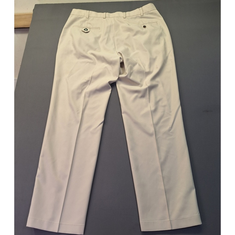 Brooks Brothers St Andrews Links Mens Golf Pants Cream 38x32 Performance Chinos - Picture 13 of 14